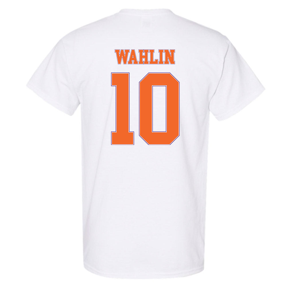 Clemson - NCAA Men's Basketball : Jake Wahlin - Sports Shersey T-Shirt-1