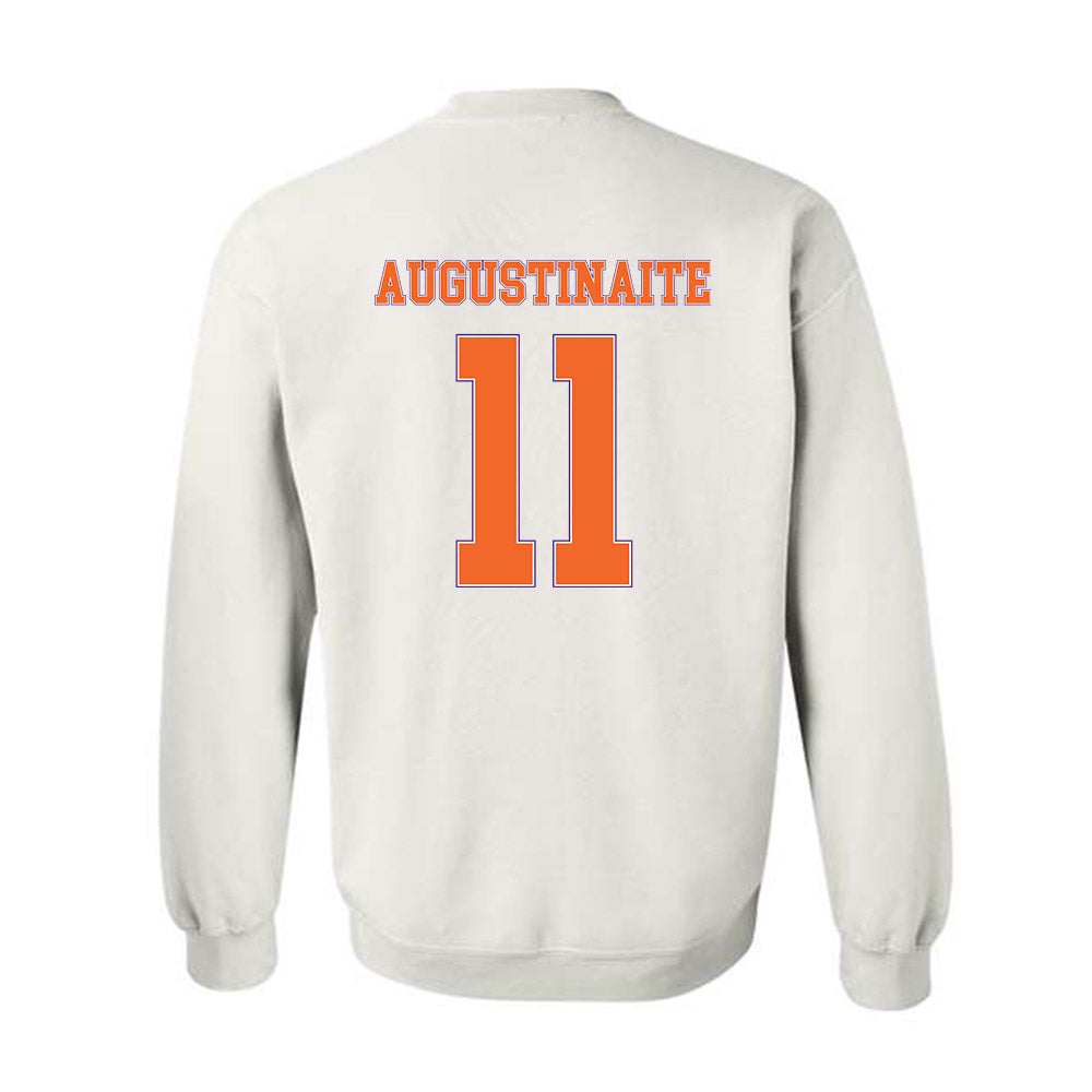 Clemson - NCAA Women's Basketball : Rusne Augustinaite - Sports Shersey Crewneck Sweatshirt-1