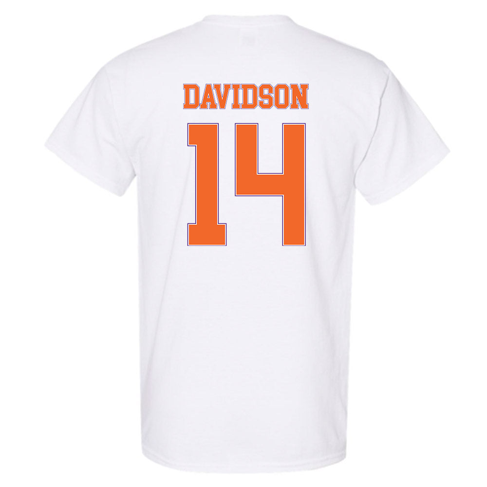 Clemson - NCAA Men's Basketball : Blake Davidson - Sports Shersey T-Shirt-1