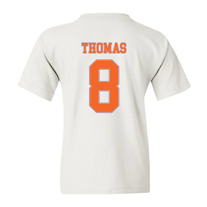 Clemson - NCAA Men's Basketball : Dallas Thomas - Sports Shersey Youth T-Shirt-1