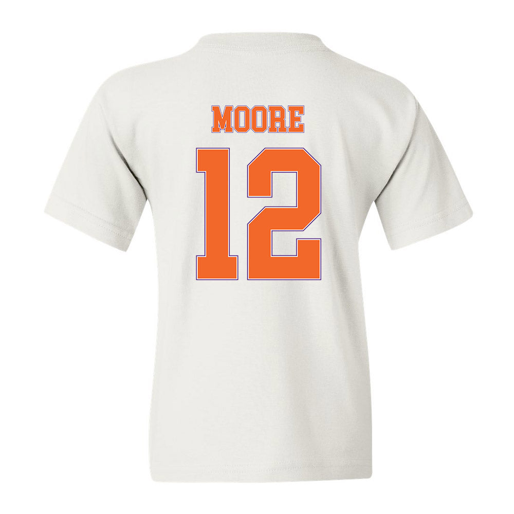 Clemson - NCAA Women's Basketball : Mia Moore - Sports Shersey Youth T-Shirt