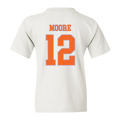 Clemson - NCAA Women's Basketball : Mia Moore - Sports Shersey Youth T-Shirt