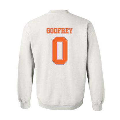 Clemson - NCAA Men's Basketball : RJ Godfrey - Sports Shersey Crewneck Sweatshirt-1
