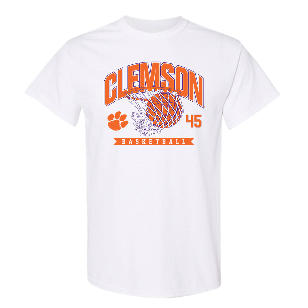 Clemson - NCAA Men's Basketball : Liutauras Lelevicius - Sports Shersey T-Shirt-0