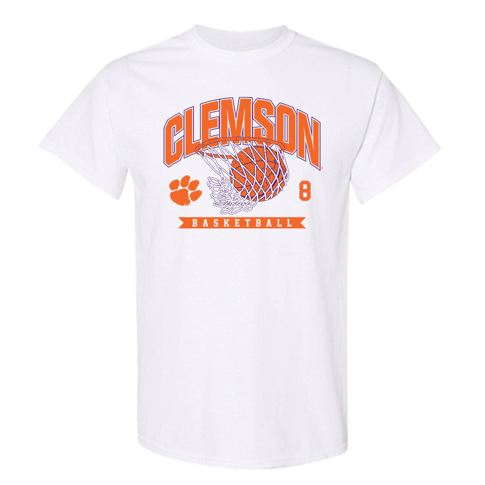 Clemson - NCAA Men's Basketball : David Fuchs - Sports Shersey T-Shirt-0