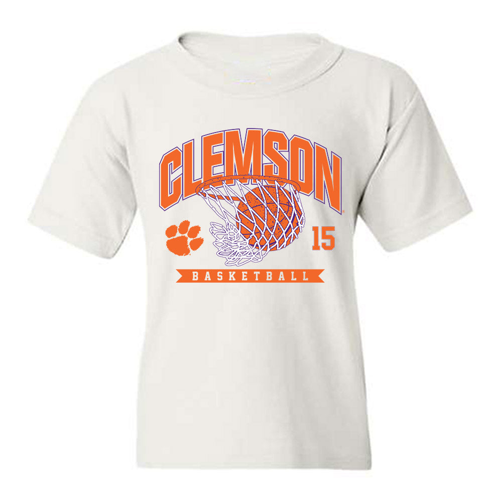 Clemson - NCAA Men's Basketball : Dylan Faulkner - Sports Shersey Youth T-Shirt-0