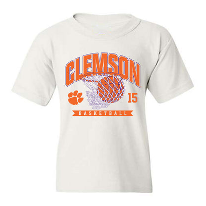 Clemson - NCAA Men's Basketball : Dylan Faulkner - Sports Shersey Youth T-Shirt-0