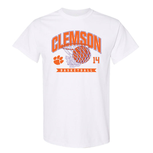 Clemson - NCAA Men's Basketball : Blake Davidson - Sports Shersey T-Shirt-0