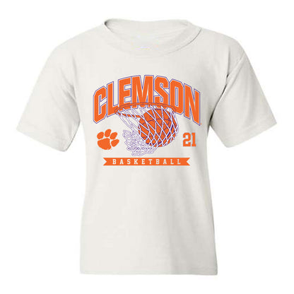 Clemson - NCAA Men's Basketball : Ace Buckner II - Sports Shersey Youth T-Shirt-0
