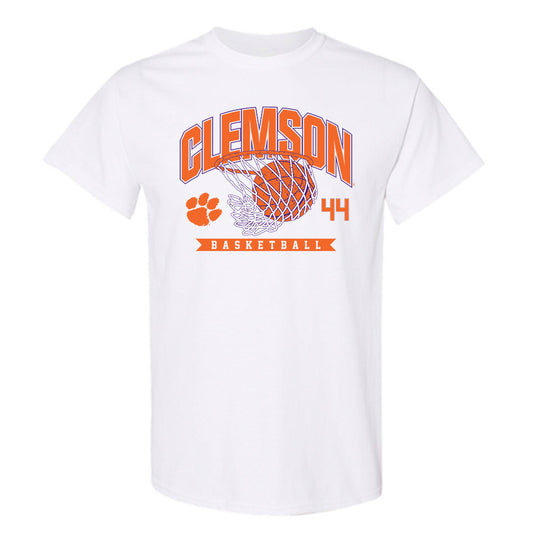 Clemson - NCAA Men's Basketball : Trent Steinour - Sports Shersey T-Shirt-0