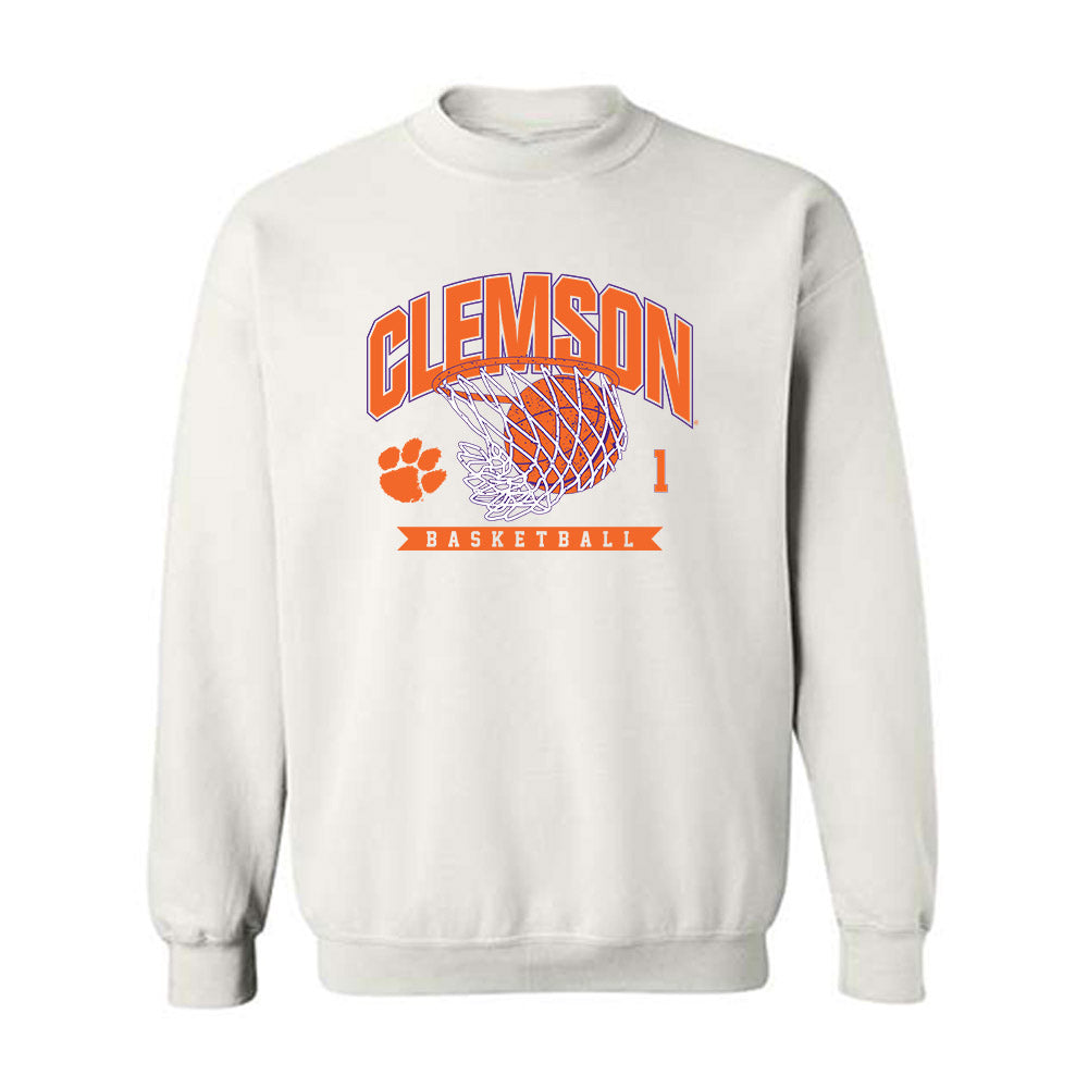 Clemson - NCAA Women's Basketball : Amaia Jackson - Sports Shersey Crewneck Sweatshirt-0