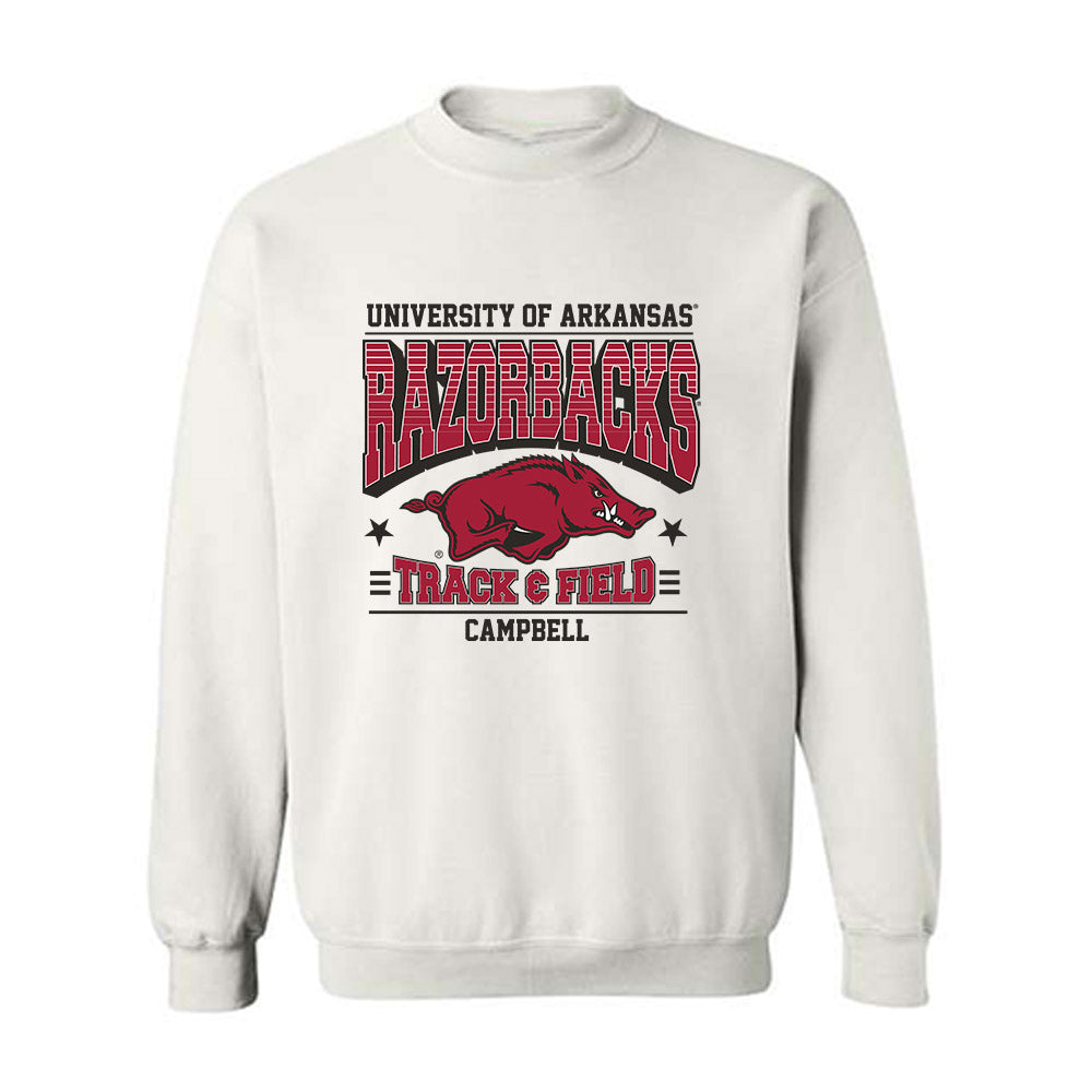 Arkansas - NCAA Women's Track & Field : Abigail Campbell - Sports Shersey Crewneck Sweatshirt-0