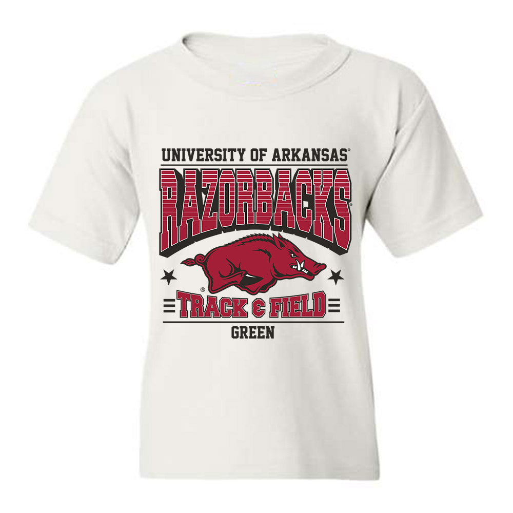 Arkansas - NCAA Men's Track & Field : Wyatt Green - Sports Shersey Youth T-Shirt