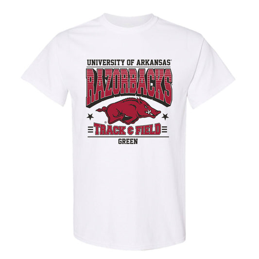 Arkansas - NCAA Men's Track & Field : Wyatt Green - Sports Shersey T-Shirt