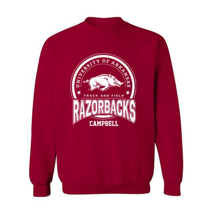 Arkansas - NCAA Women's Track & Field : Abigail Campbell - Sports Shersey Crewneck Sweatshirt-0