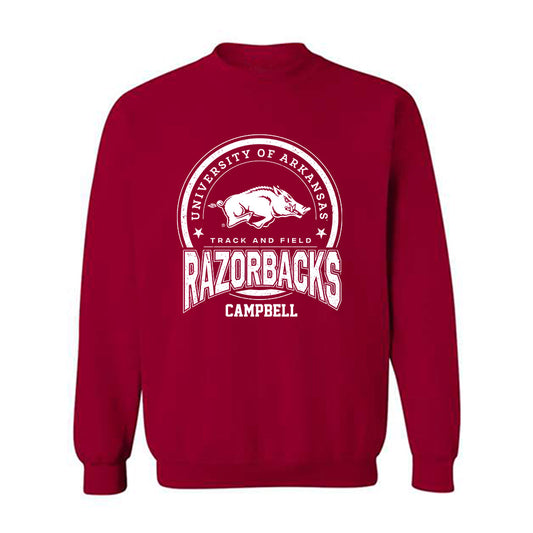Arkansas - NCAA Women's Track & Field : Abigail Campbell - Sports Shersey Crewneck Sweatshirt-0