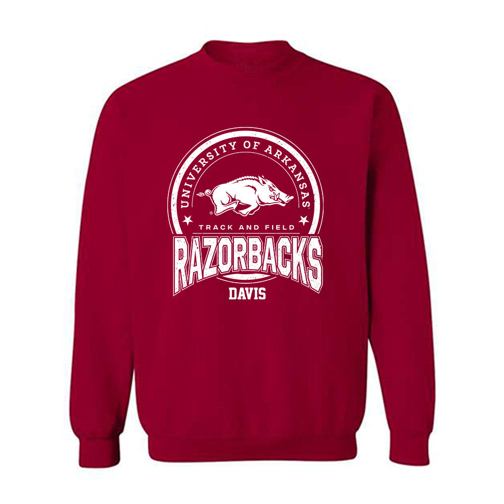 Arkansas - NCAA Women's Track & Field : Kayla Davis - Sports Shersey Crewneck Sweatshirt-0