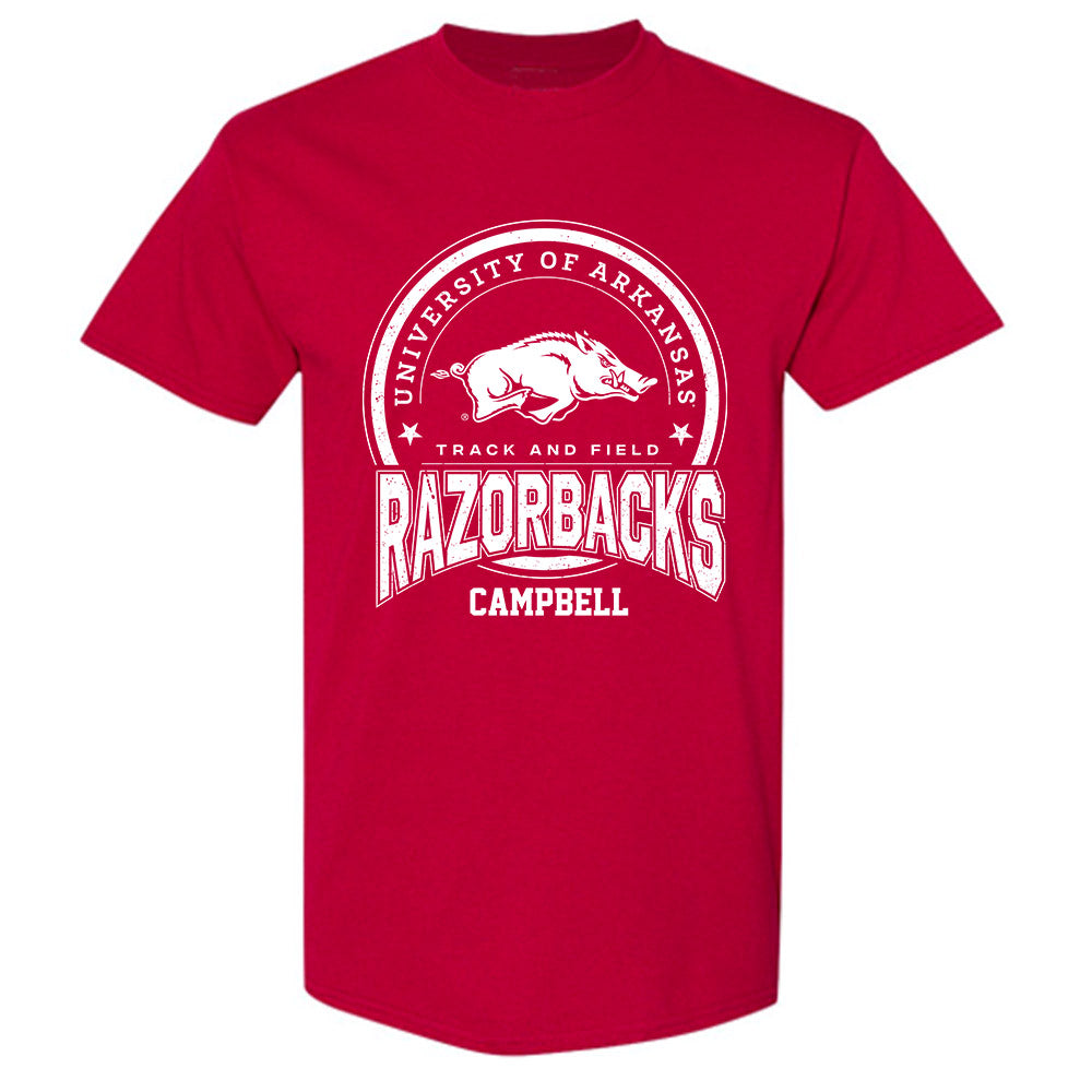 Arkansas - NCAA Women's Track & Field : Abigail Campbell - Sports Shersey T-Shirt-0