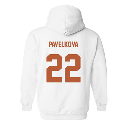 Texas - NCAA Beach Volleyball : Anna Pavelkova - Classic Shersey Hooded Sweatshirt-1