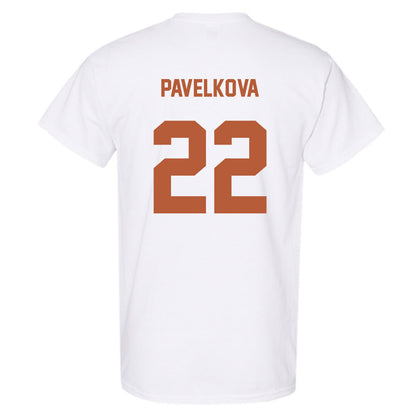 Texas - NCAA Beach Volleyball : Anna Pavelkova - Classic Shersey T-Shirt-1