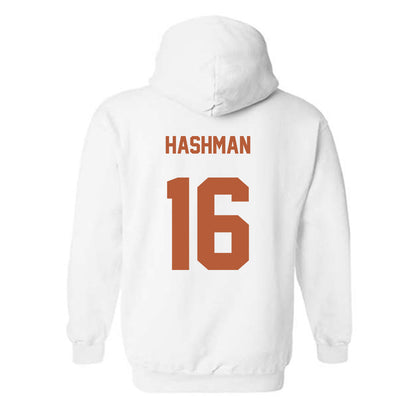 Texas - NCAA Beach Volleyball : Katie Hashman - Classic Shersey Hooded Sweatshirt-1