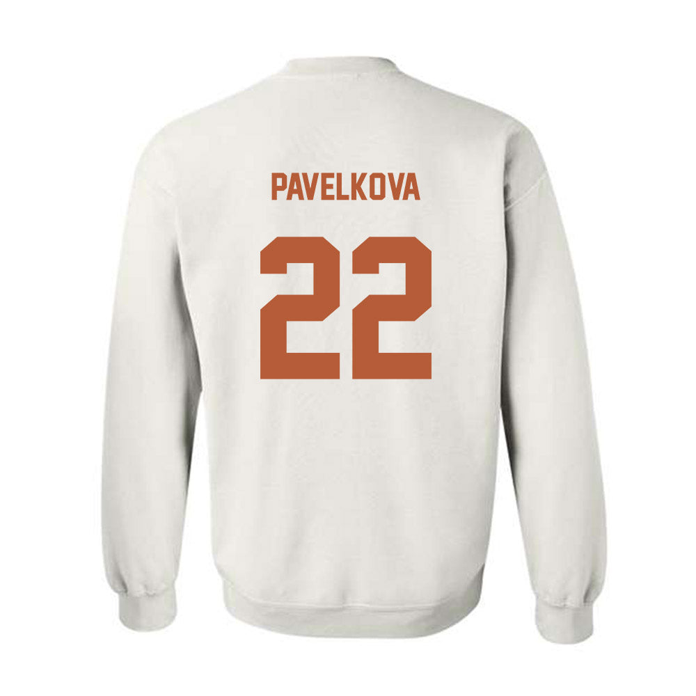 Texas - NCAA Beach Volleyball : Anna Pavelkova - Classic Shersey Crewneck Sweatshirt-1