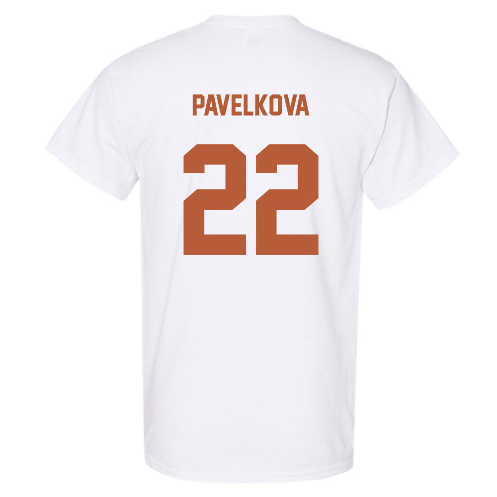 Texas - NCAA Beach Volleyball : Anna Pavelkova - Classic Shersey T-Shirt-1