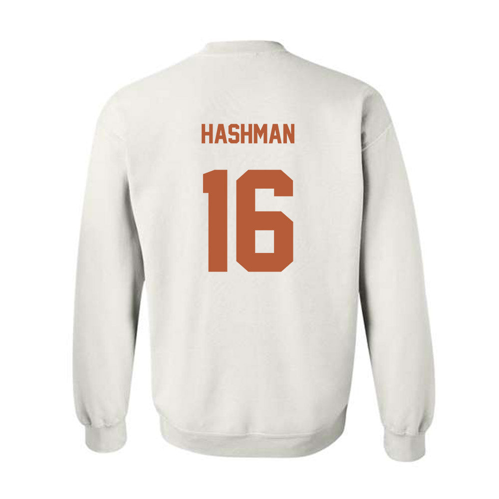 Texas - NCAA Beach Volleyball : Katie Hashman - Classic Shersey Crewneck Sweatshirt-1