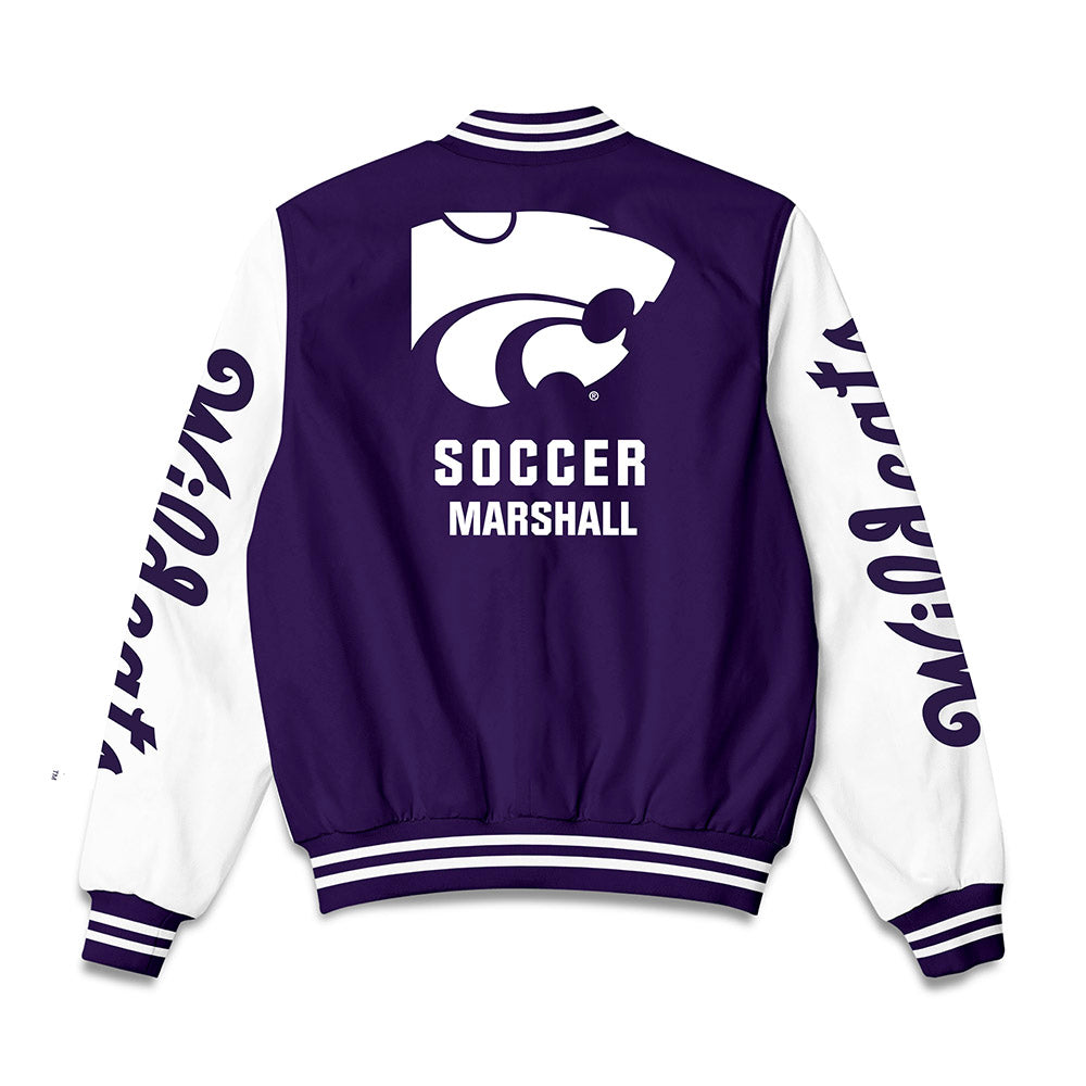 Kansas State - NCAA Women's Soccer : Allison Marshall - Bomber Jacket-1