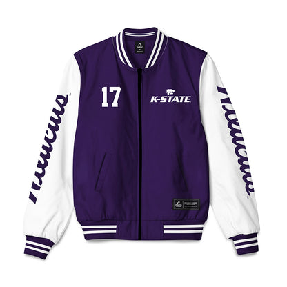 Kansas State - NCAA Baseball : Cohen Feser - Bomber Jacket-0
