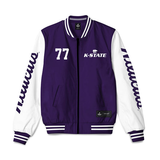 Kansas State - NCAA Football : Tanner Morley - Bomber Jacket-0