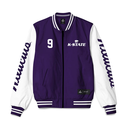 Kansas State - NCAA Football : Jay Harris - Bomber Jacket-0