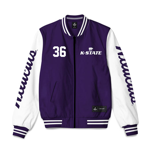 Kansas State - NCAA Football : Jack Fabris - Bomber Jacket-0