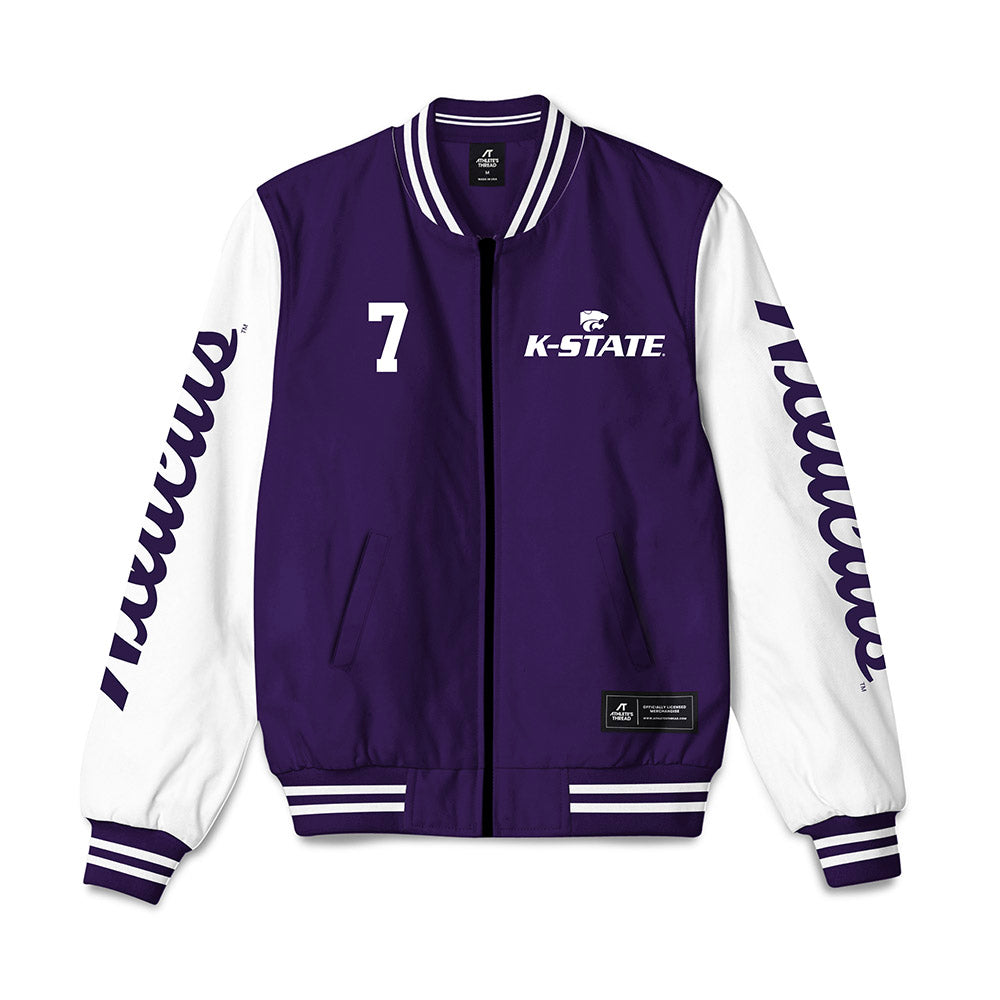 Kansas State - NCAA Football : Jacob Knuth - Bomber Jacket