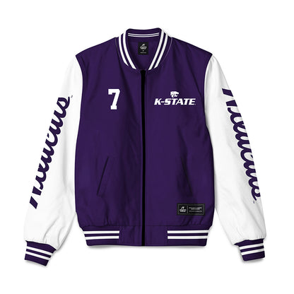 Kansas State - NCAA Football : Jacob Knuth - Bomber Jacket