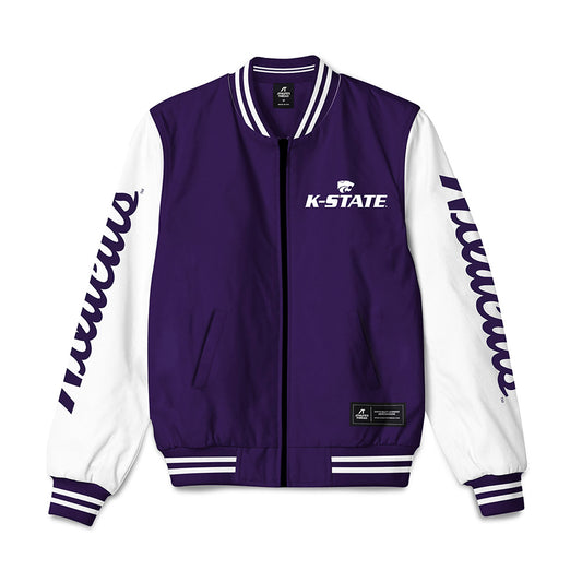 Kansas State - NCAA Men's Track & Field : Emil Uhlin - Bomber Jacket-0