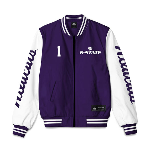 Kansas State - NCAA Women's Volleyball : Caleigh Ponn - Bomber Jacket-0