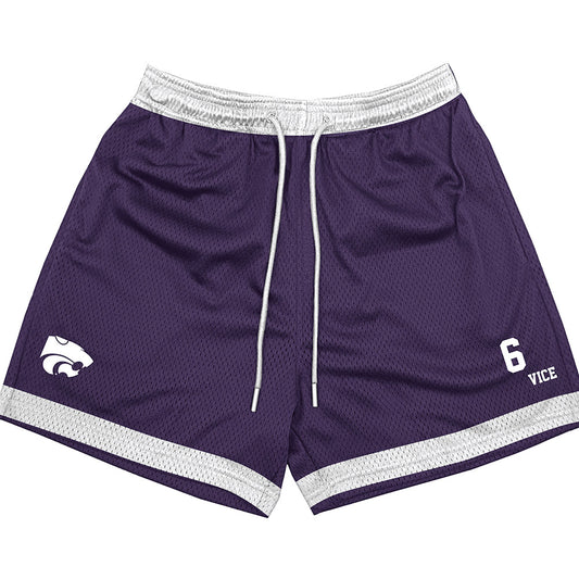 Kansas State - NCAA Men's Basketball : Brock Vice - Shorts-0