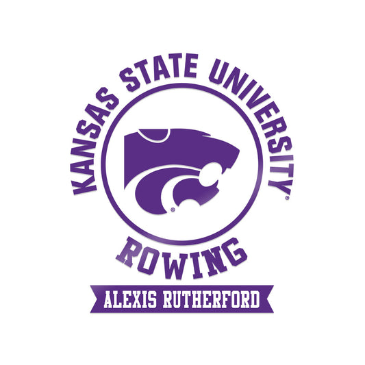 Kansas State - NCAA Women's Rowing : Alexis Rutherford - Sticker-0