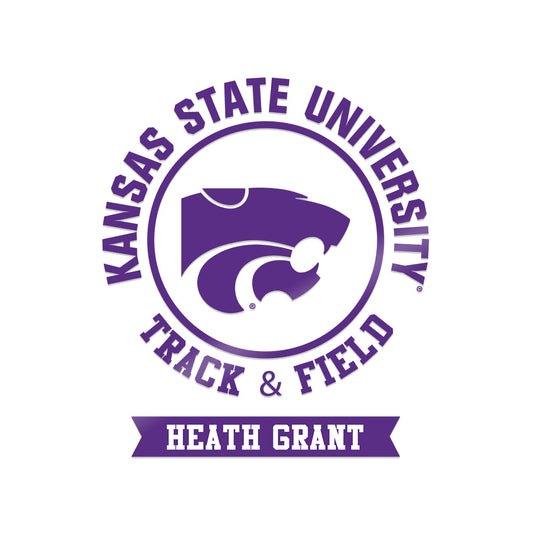 Kansas State - NCAA Men's Track & Field : Heath Grant - Sticker-0