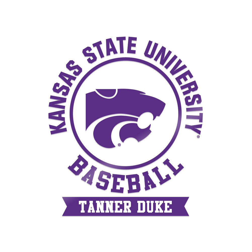 Kansas State - NCAA Baseball : Tanner Duke - Sticker-0