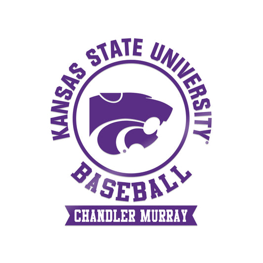 Kansas State - NCAA Baseball : Chandler Murray - Sticker-0
