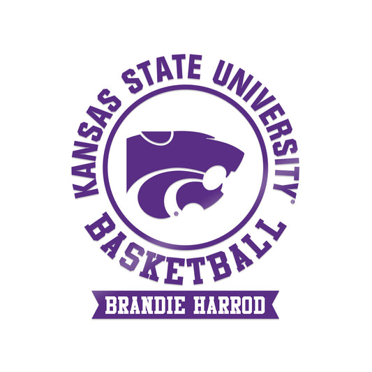 Kansas State - NCAA Women's Basketball : Brandie Harrod - Sticker-0