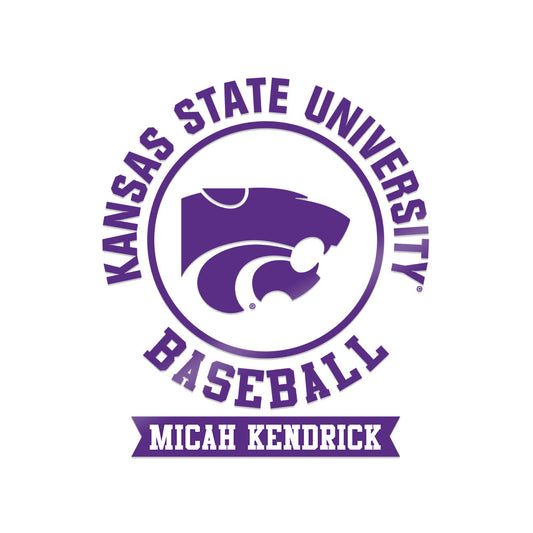 Kansas State - NCAA Baseball : Micah Kendrick - Sticker-0