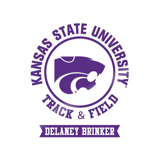 Kansas State - NCAA Women's Track & Field : Delaney Brinker - Sticker-0