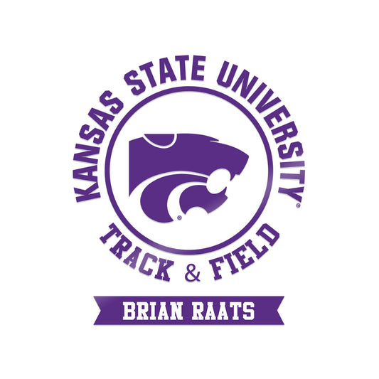 Kansas State - NCAA Men's Track & Field : Brian Raats - Sticker-0