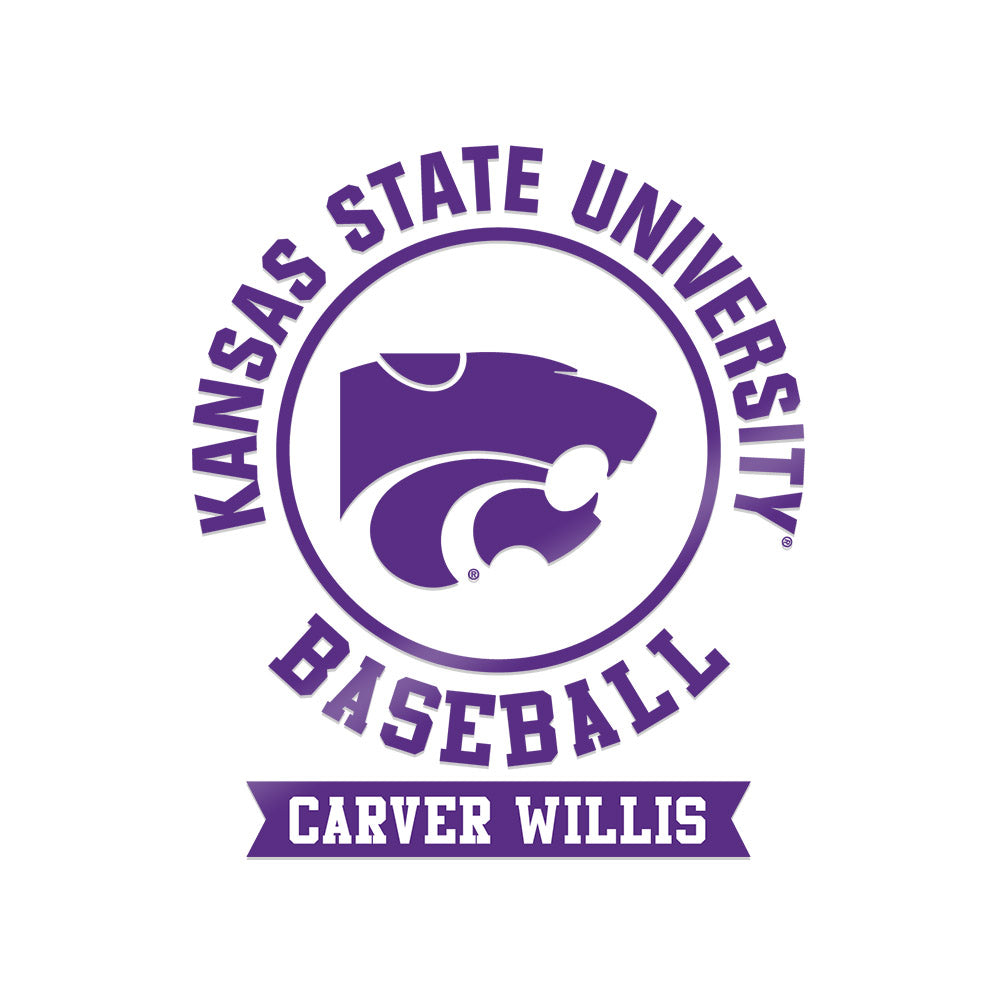 Kansas State - NCAA Baseball : Carver Willis - Sticker-0