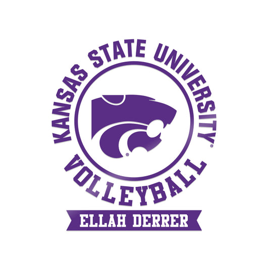 Kansas State - NCAA Women's Volleyball : Ellah Derrer - Sticker-0