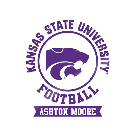 Kansas State - NCAA Football : Ashton Moore - Sticker-0