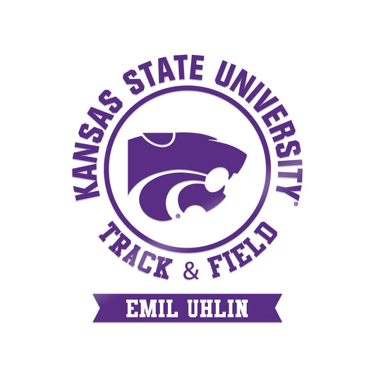 Kansas State - NCAA Men's Track & Field : Emil Uhlin - Sticker-0
